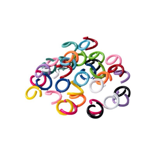 colourful jump rings